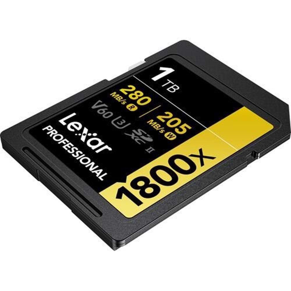 LEXAR 1TB PROFESSIONAL 1800X LSD1800001T-BNNNU SDHC HAFIZA KARTI
