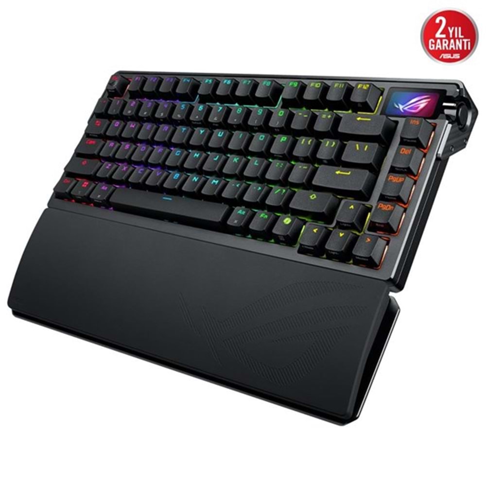 ASUS ROG AZOTH EXTREME NX SNOW KABLOSUZ ALÜMİNYUM KARBON FİBER ŞASE RGB GAMING KLAVYE
