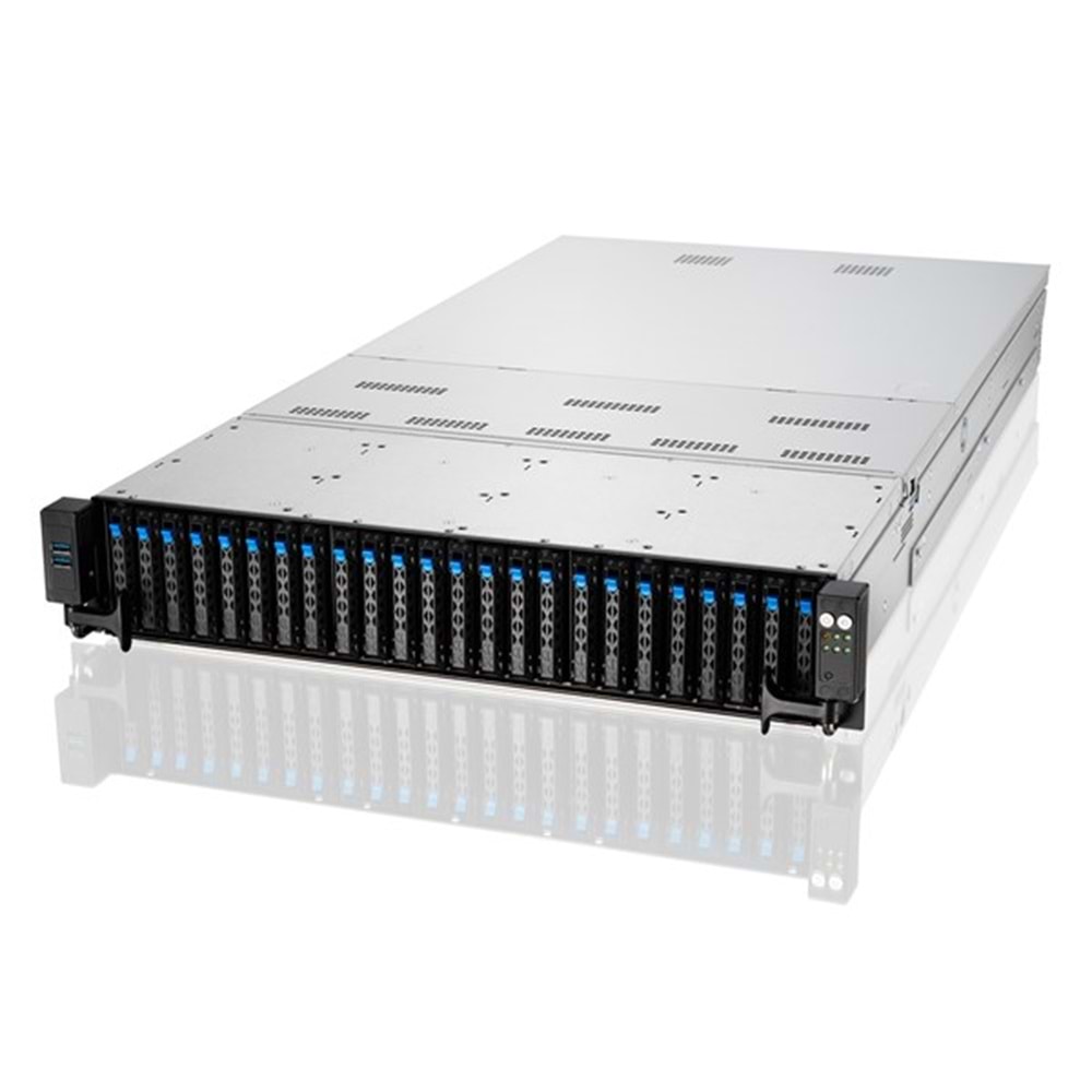 ASUS RS720A-E11-RS24U/10G (1 1 2600W) GPU DESTEKLİ BAREBONE SERVER (İŞLEMCİ YOK, RAM YOK,DİSK YOK)FDOS