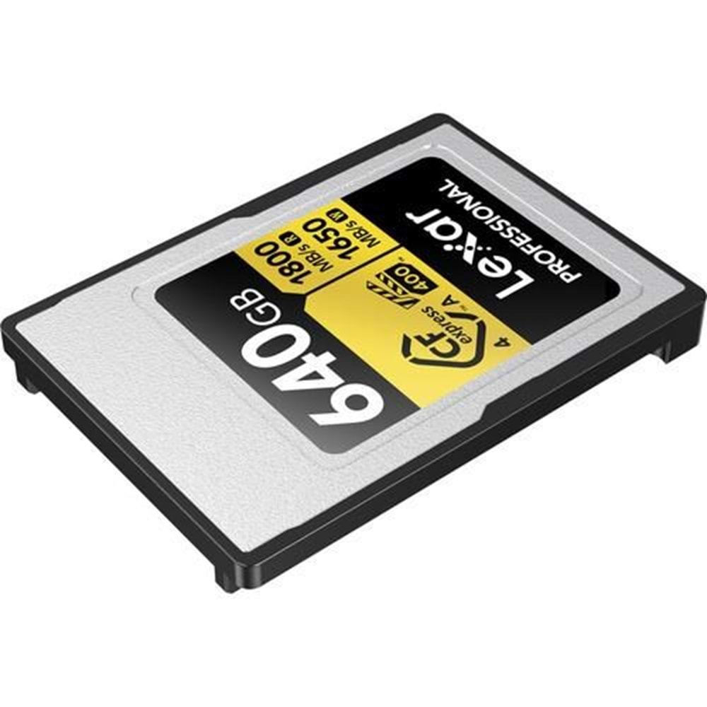 LEXAR 640GB PROFESSIONAL GOLD LCAGOLD640G- RNENG CFEXPRESS 4.0 TYPE-A KART