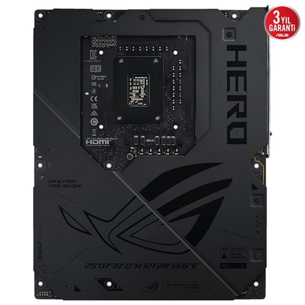 ASUS ROG MAXIMUS Z890 HERO WIFI7 DDR5 HDMI-USBC PCIE 5.0 1851P ATX