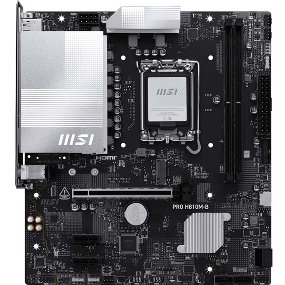 MSI H810M-B PRO DDR5 HDMI/DP 1851P ANAKART