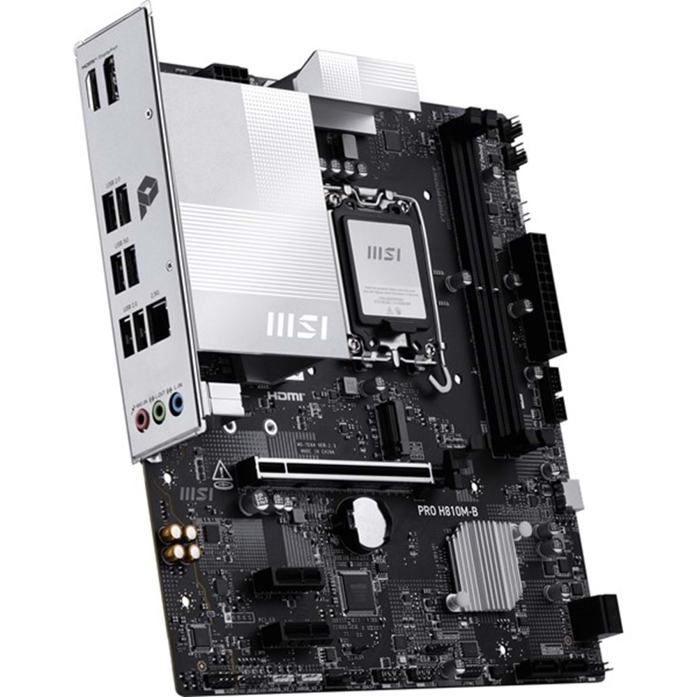MSI H810M-B PRO DDR5 HDMI/DP 1851P ANAKART