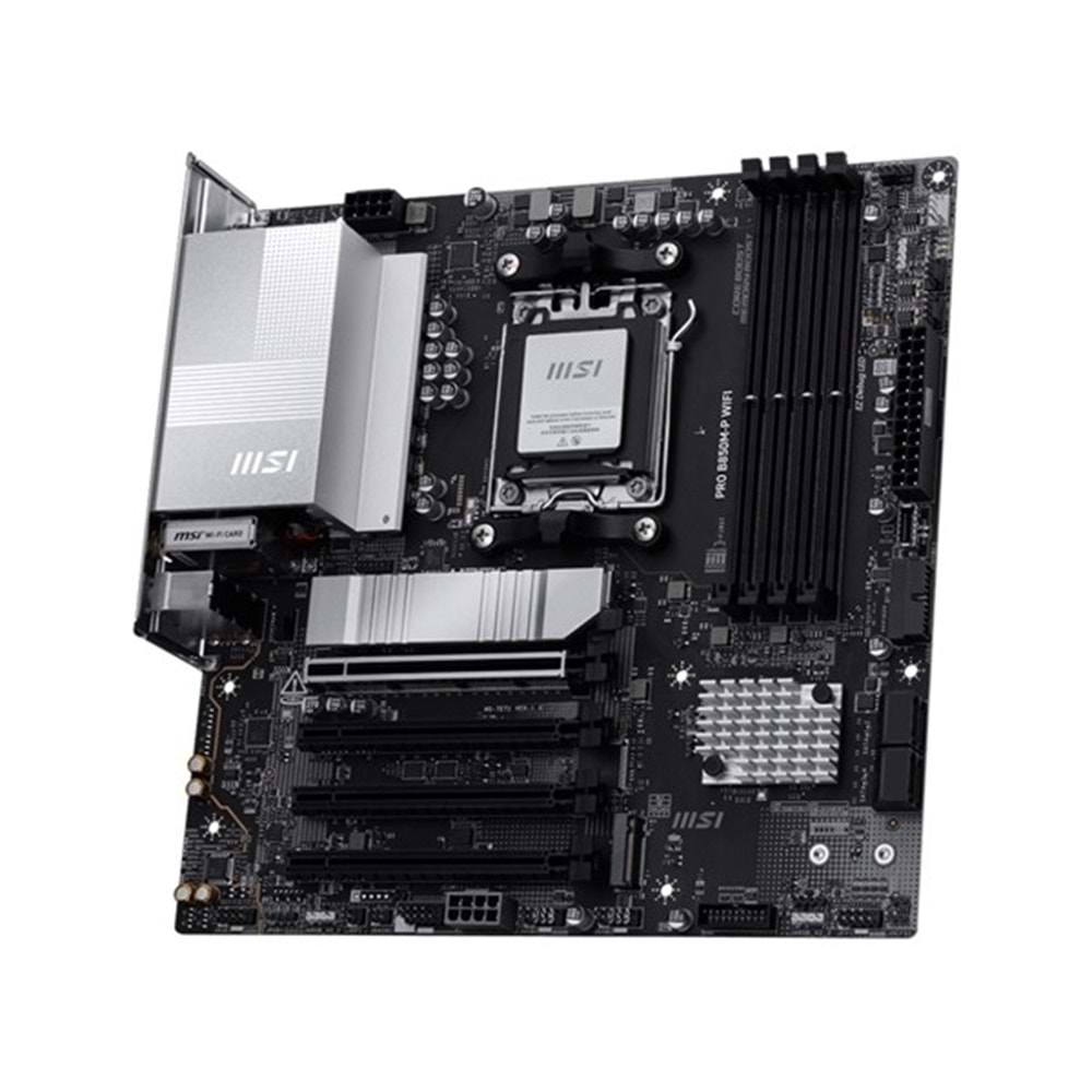 MSI PRO B850M-P WIFI7 DDR5 HDMI-DP PCIE 5.0 AM5 MATX