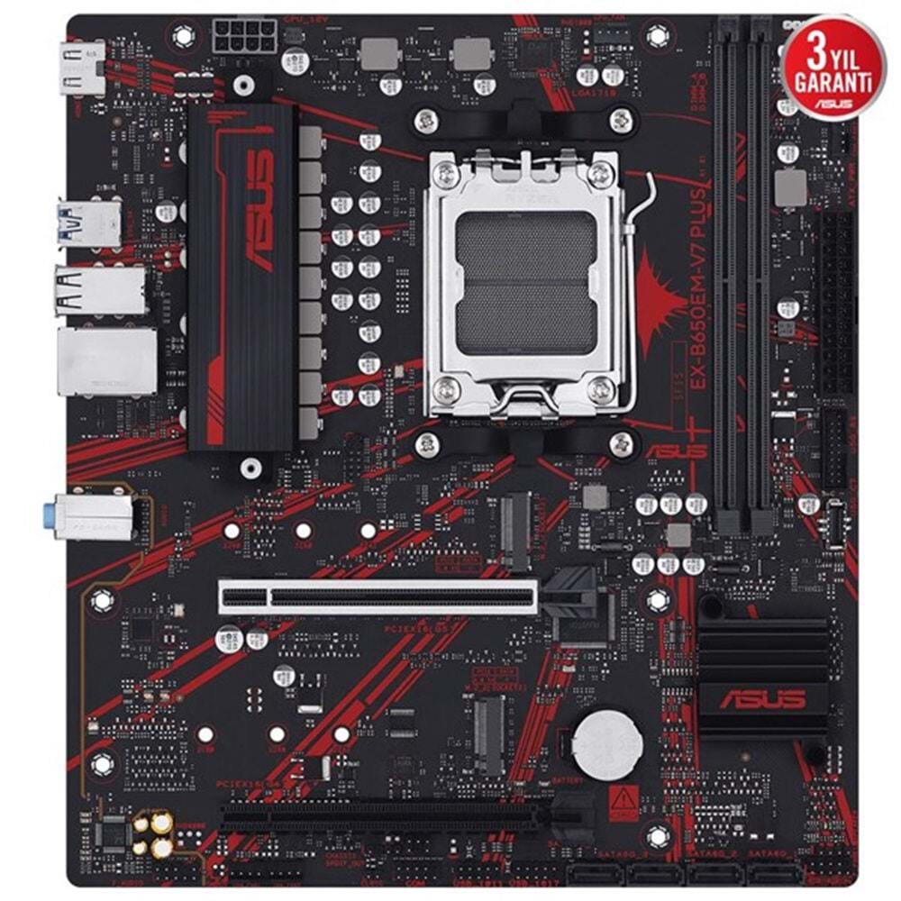 ASUS EX-B650EM-V7 PLUS DDR5 HDMI PCIE 4.0 AM5 MATX