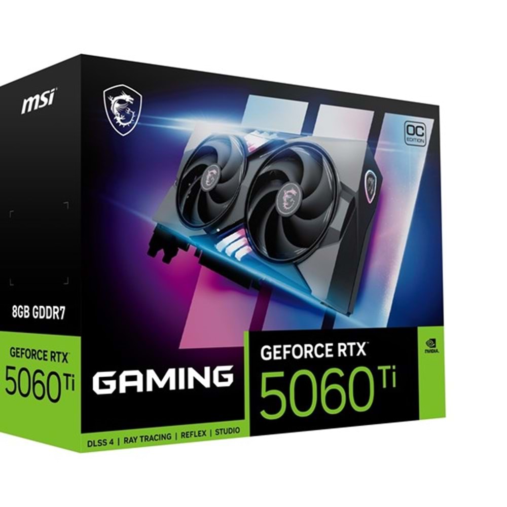 MSI RTX5060TI 8GB GAMING TRIO OC GDDR7 256bit HDMI-DP PCIe5.0