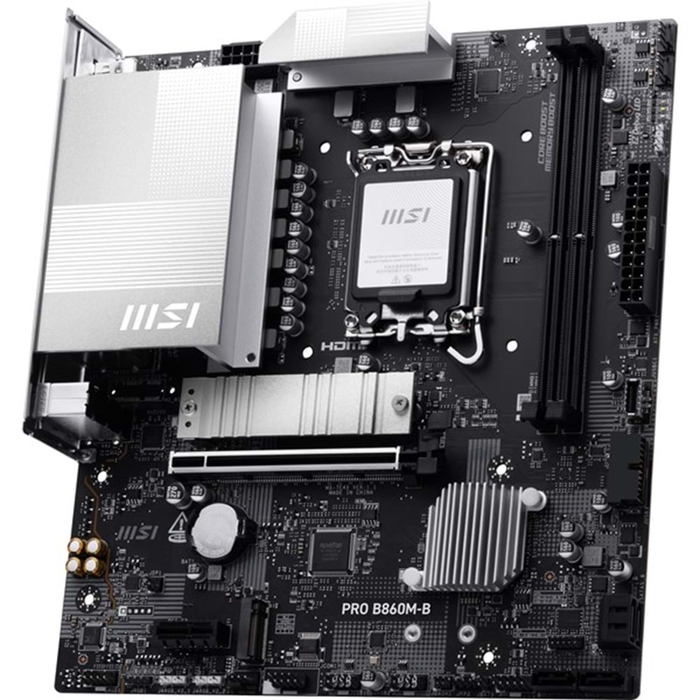 MSI PRO B860M-B DDR5 HDMI-DP TYPEC PCIE 5.0 1851P MATX