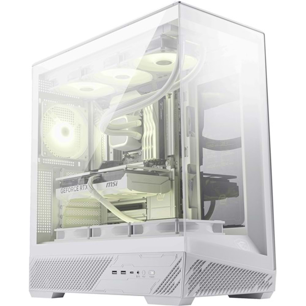 MSI MAG PANO 130R PZ WHITE PANORAMIK GAMING MID-TOWER PC KASASI BEYAZ