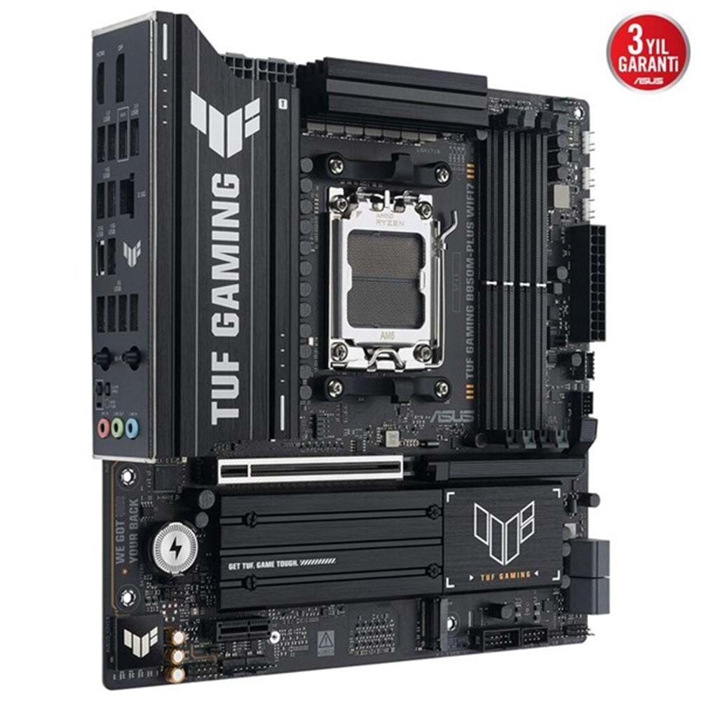 ASUS TUF GAMING B850M-PLUS WIFI7 DDR5 HDMI-DP TYPEC PCIE 5.0 AM5 MATX