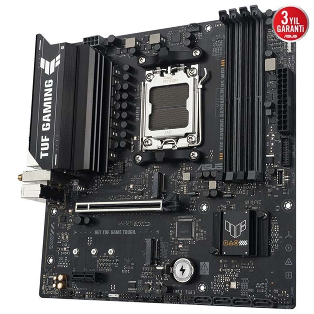 ASUS TUF GAMING A620AM-PLUS WIFI6 DDR5 HDMI-DP PCIE 4.0 AM5 MATX