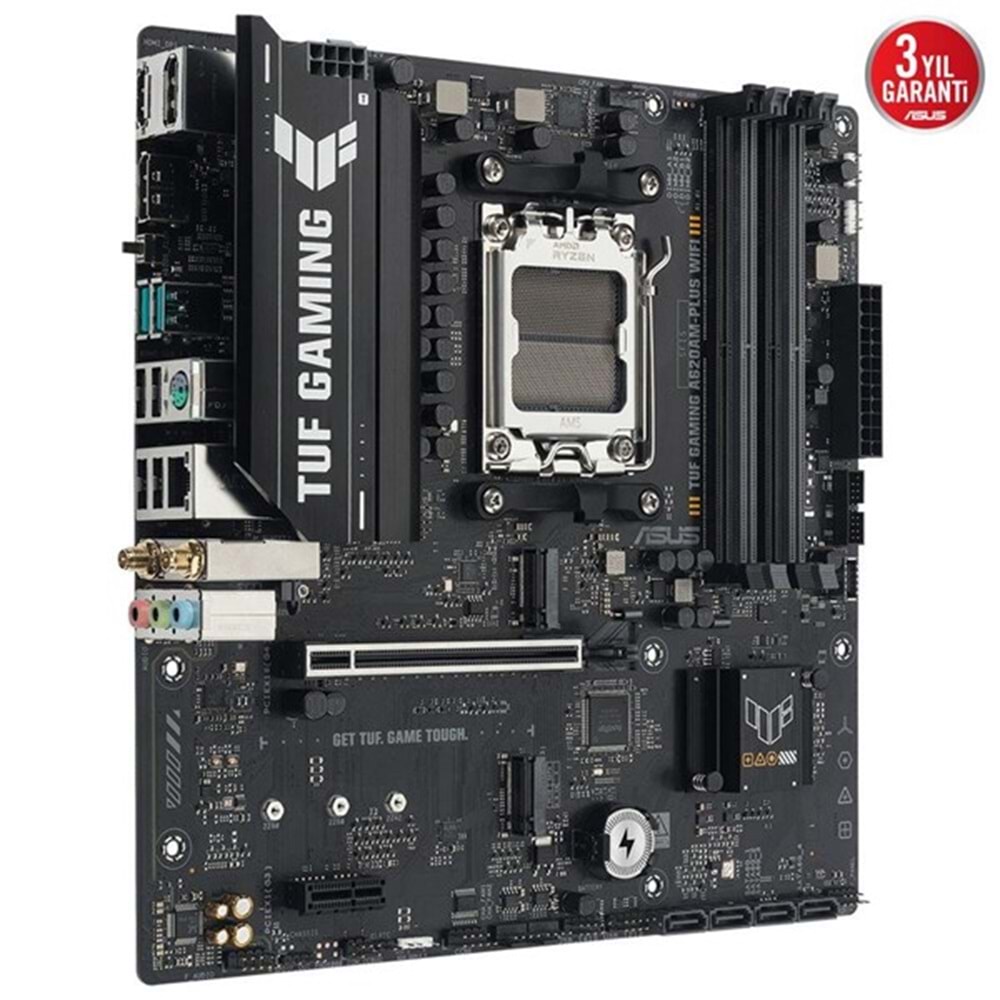 ASUS TUF GAMING A620AM-PLUS WIFI6 DDR5 HDMI-DP PCIE 4.0 AM5 MATX