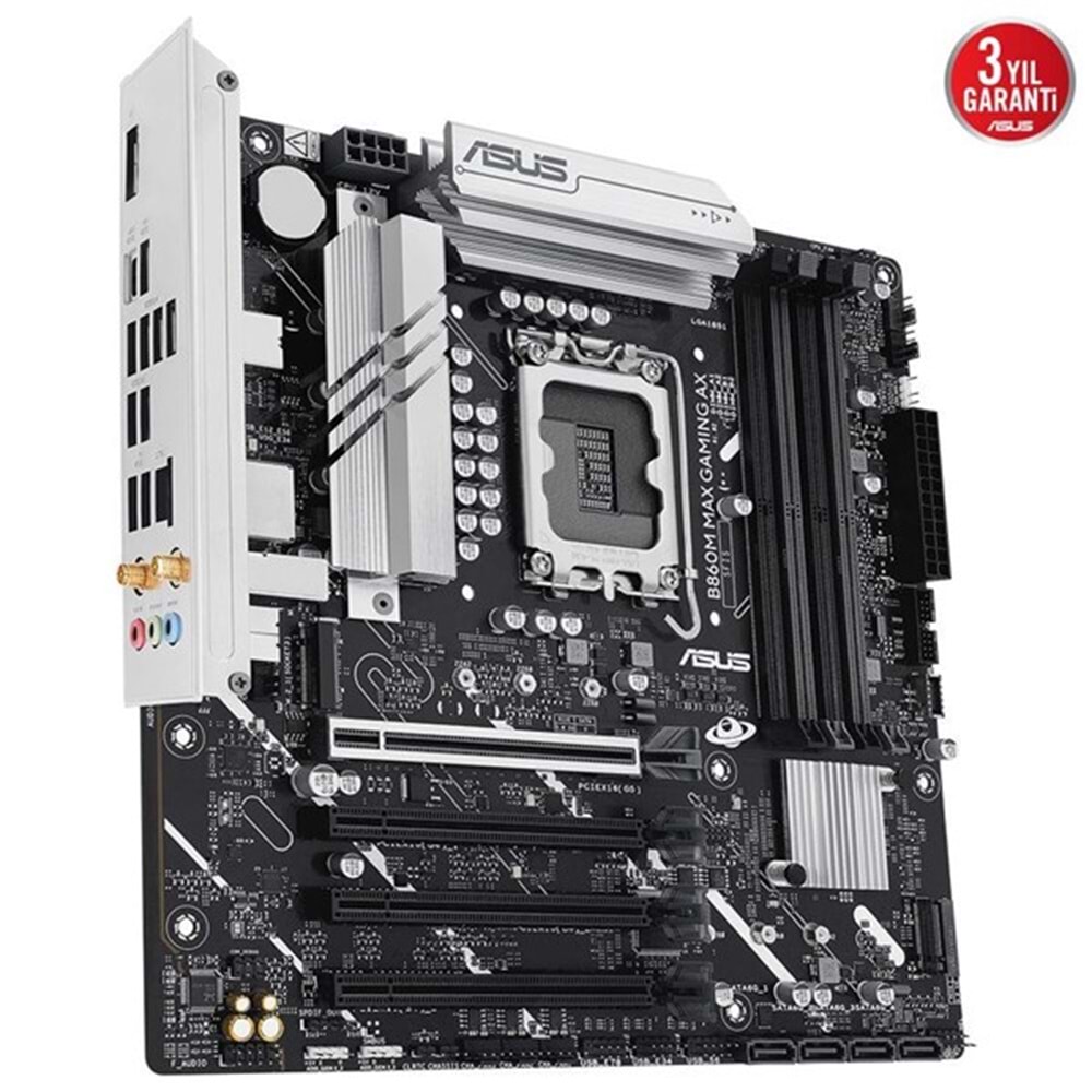 ASUS B860M MAX GAMING AX WIFI6 DDR5 HDMI-DP TYPEC PCIE 5.0 1851P MATX