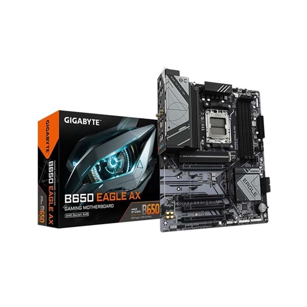 GIGABYTE B650 EAGLE AX WIFI6E DDR5 HDMI-DP PCIE 4.0 AM5 ATX