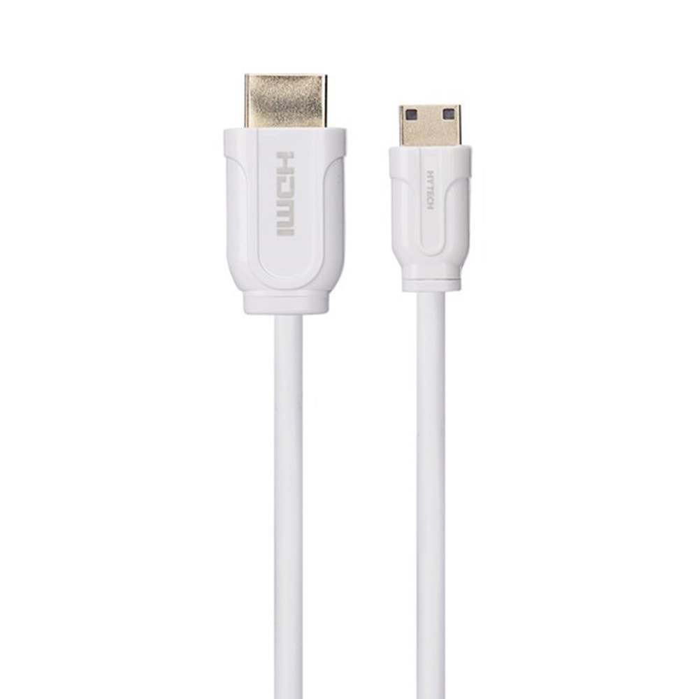 HYTECH 2metre HY-W235 Mini HDMI-HDMI Altın Uçlu 24K 1.4 Ver. 3D Kablo