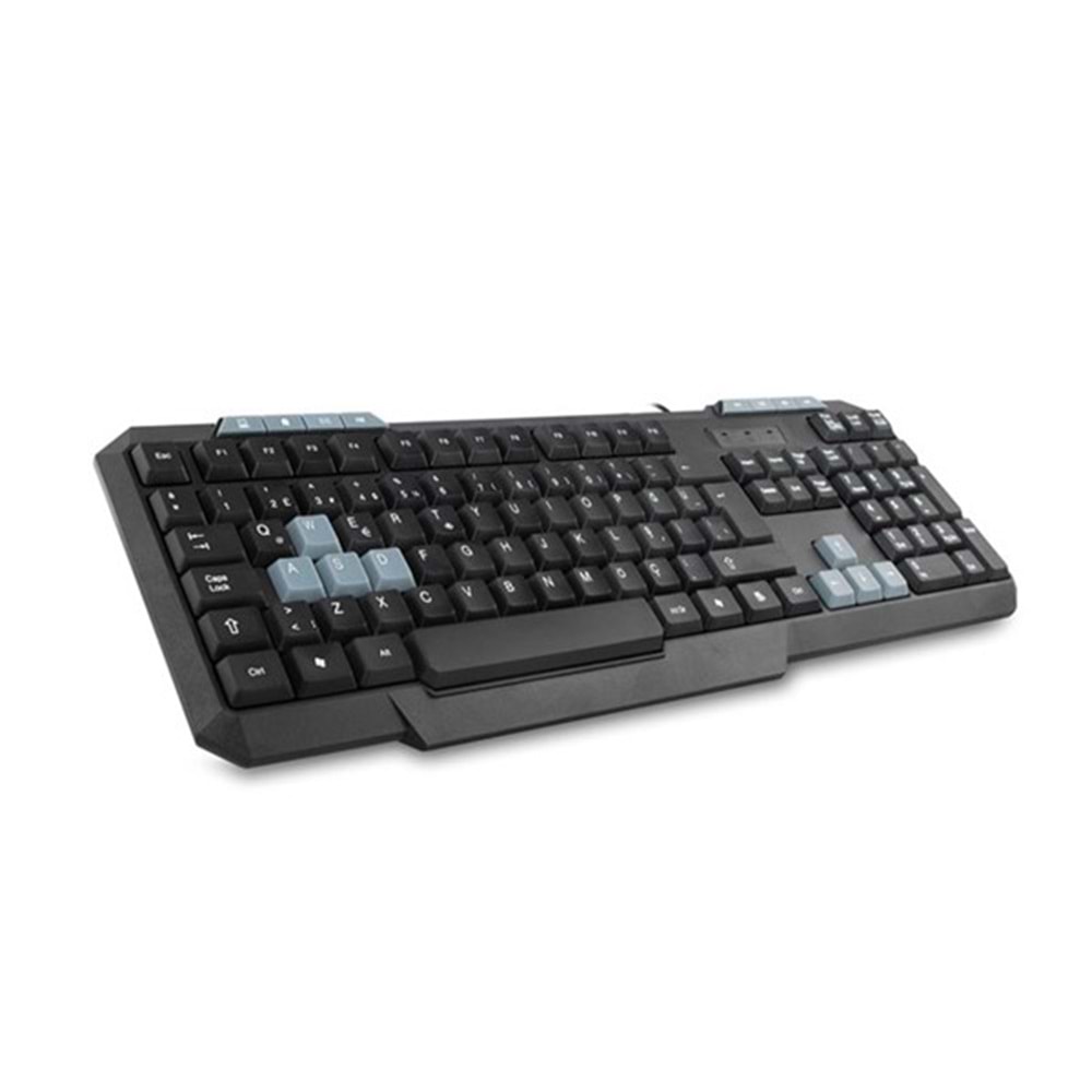 Everest Q TRK KB-700 Siyah USB Q Multimedia Klavye