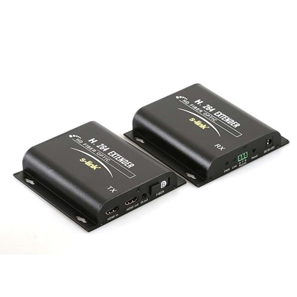 S-LINK SL-HDEX2KM FIBERIC to HDMI Extender 2KM Uzatıcı