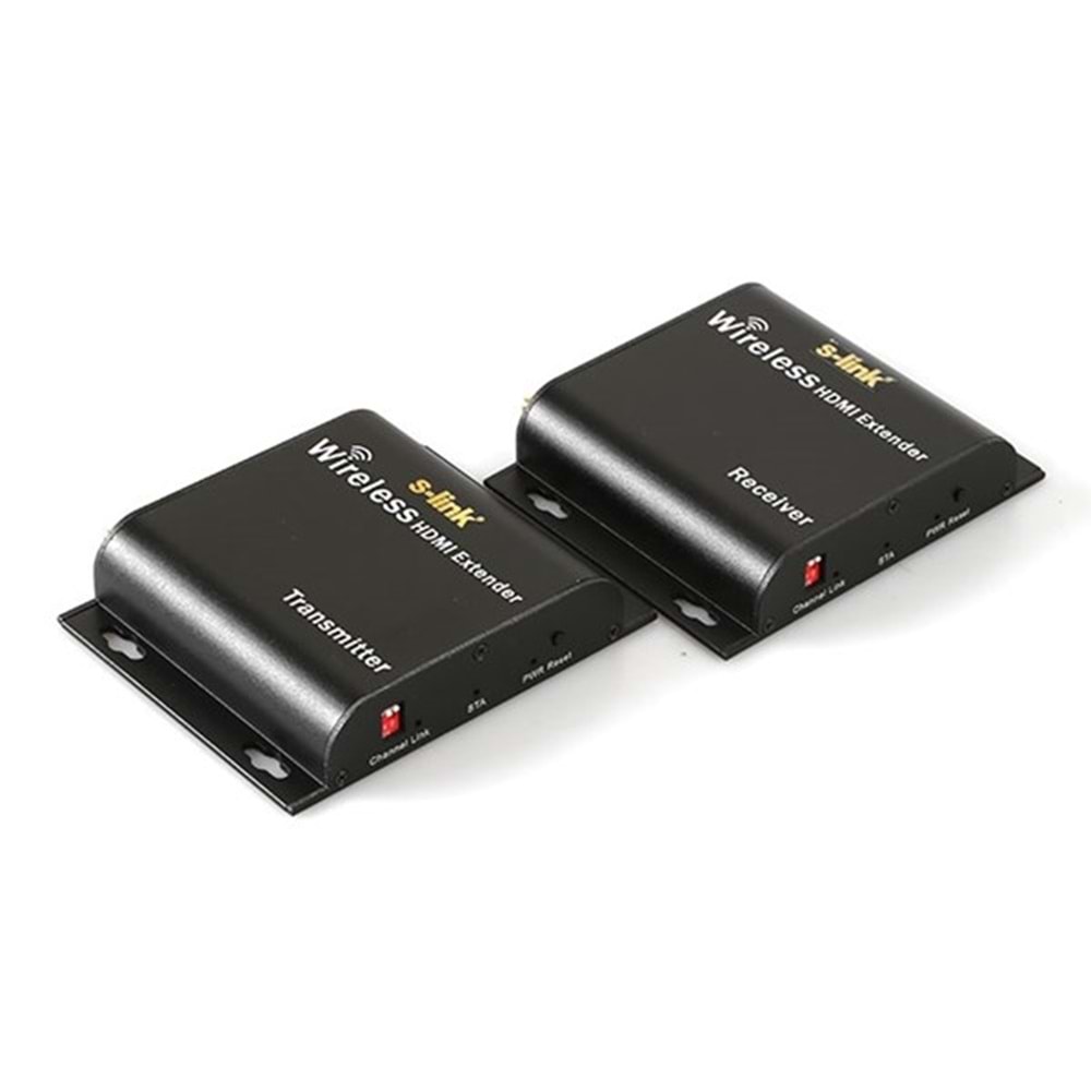 S-LINK SL-HDWEX300M Kablosuz 5.8Hz HDMI Extender 300m Uzatıcı