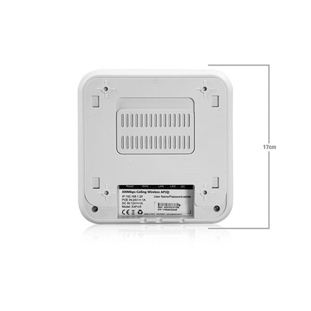 Everest EWİFİ EAP-LR N300 2.4Ghz Tavan Tipi Kablosuz Router Acces Point