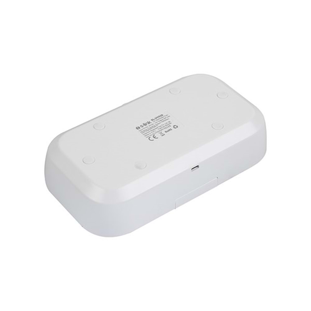 S-link SL-UVS28 Beyaz %99 Virüs ve Bakteri Öldürücü Wireless Şarj Destekli UV Sterilizatör Kutu