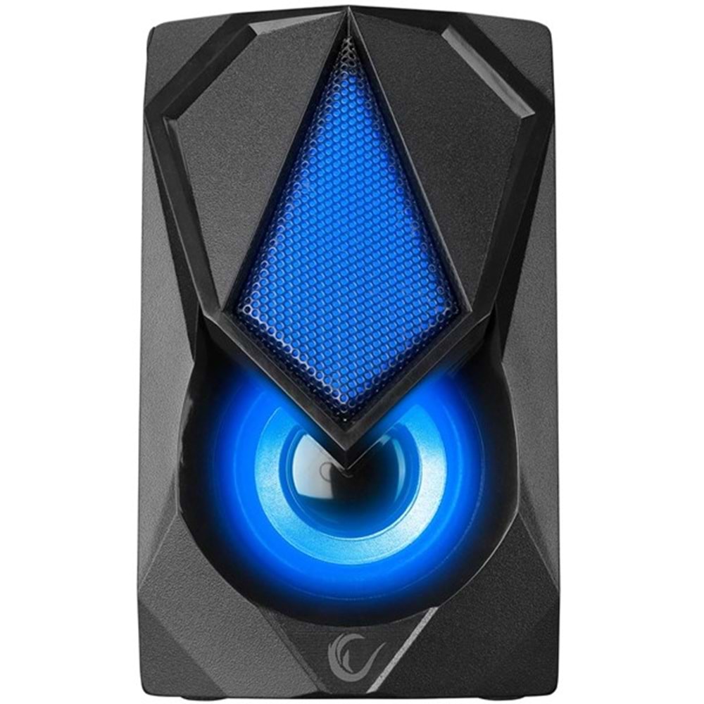 RAMPAGE RMS-G19 2.0 5 Watt LED Işıklı Siyah Multimedia Speaker