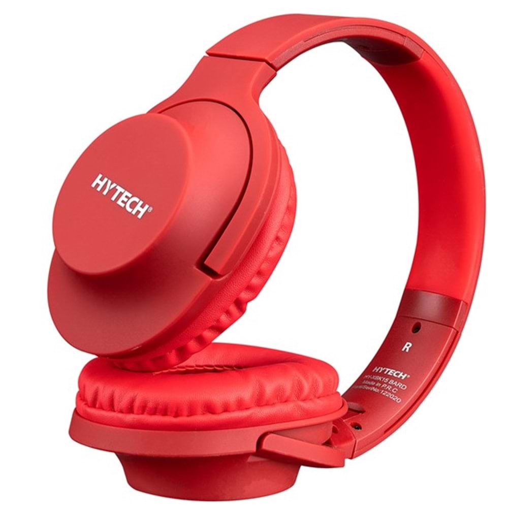 Hytech HY-K19 REMINOR Kırmızı 3,5mm Harici Kablolu PC&Telefon Mikrofonlu Kulaklık
