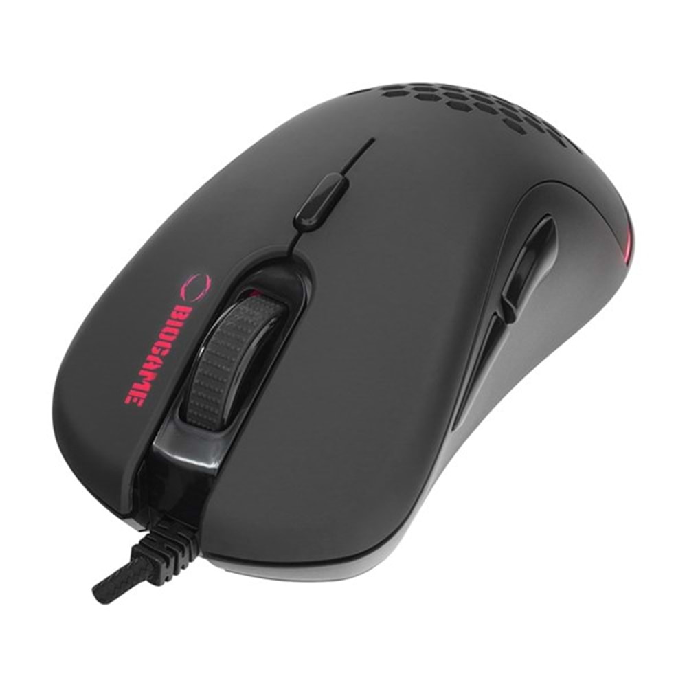 BIOGAME BM-GX20 RIPOSTE Usb RGB Işıklı Makrolu 6400dpi Örgü Kablolu Gaming Oyuncu Mouse
