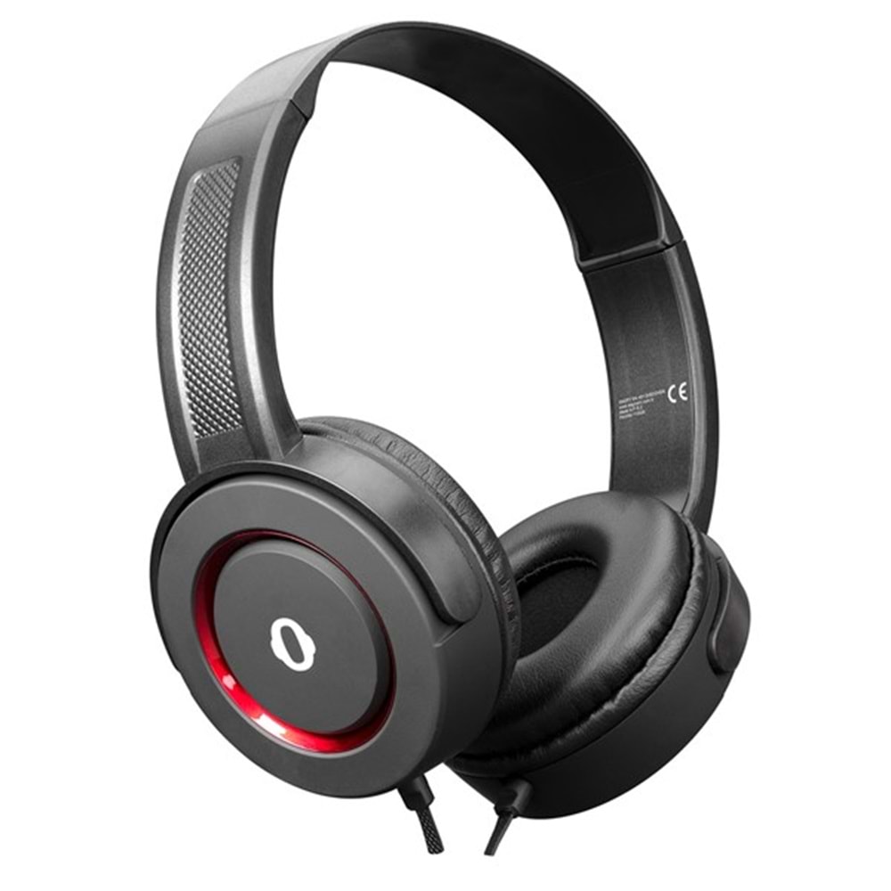 Snopy SN-401 DISCOVER Kırmızı Güçlendirilmiş Bass Etkili Mikrofonlu Kulaklık