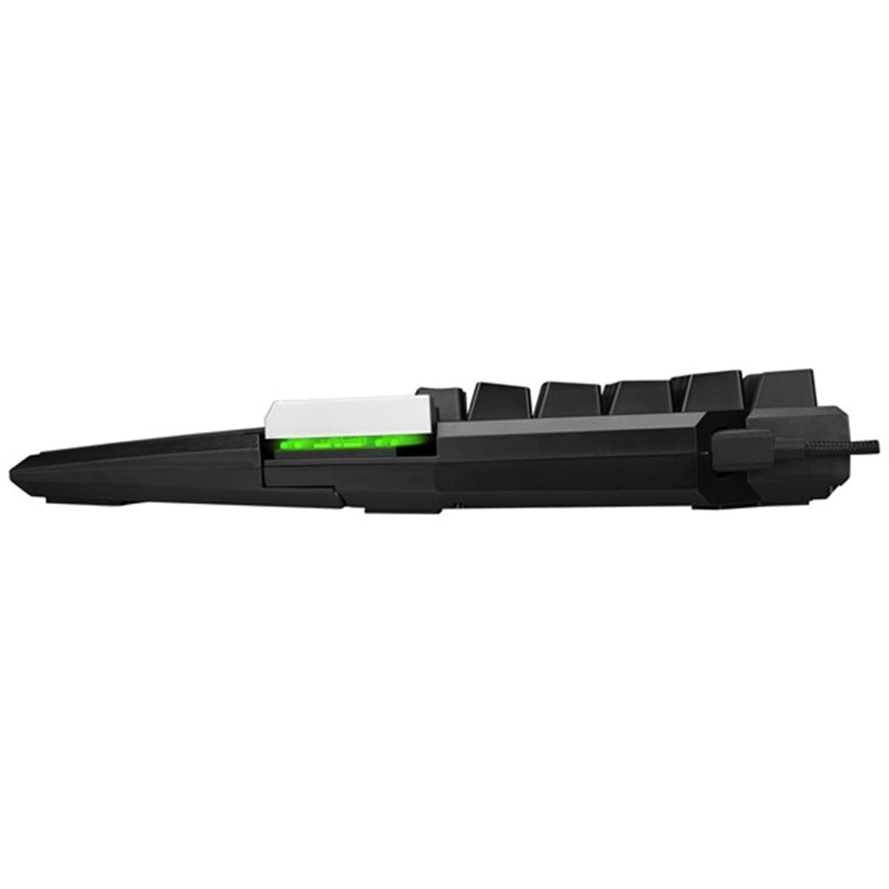 Rampage KB-277 OMNI Siyah Örgülü Type C RGB 6 Farklı Aydınlatma Modu Q Mini Gaming Oyuncu Klavyesi