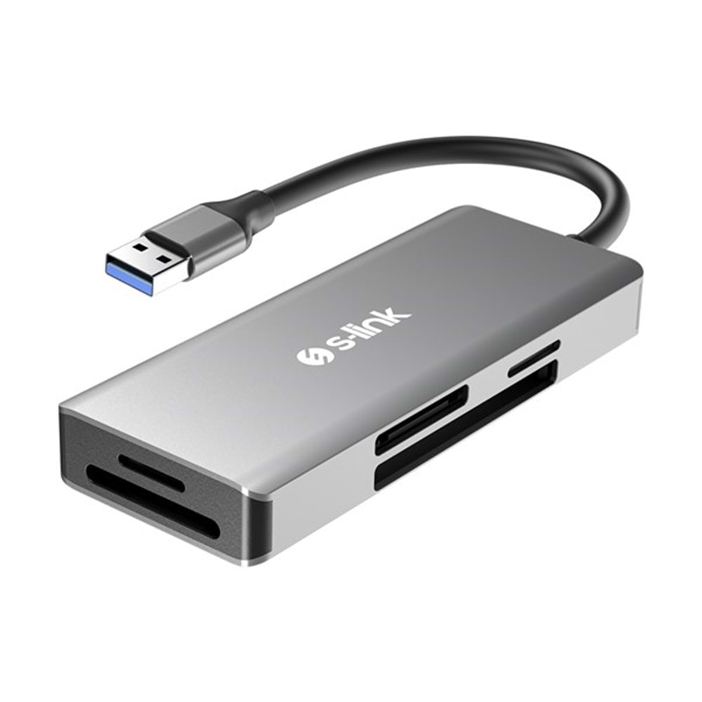 S-LINK SL-CR51 USB-USBC METAL KART OKUYUCU