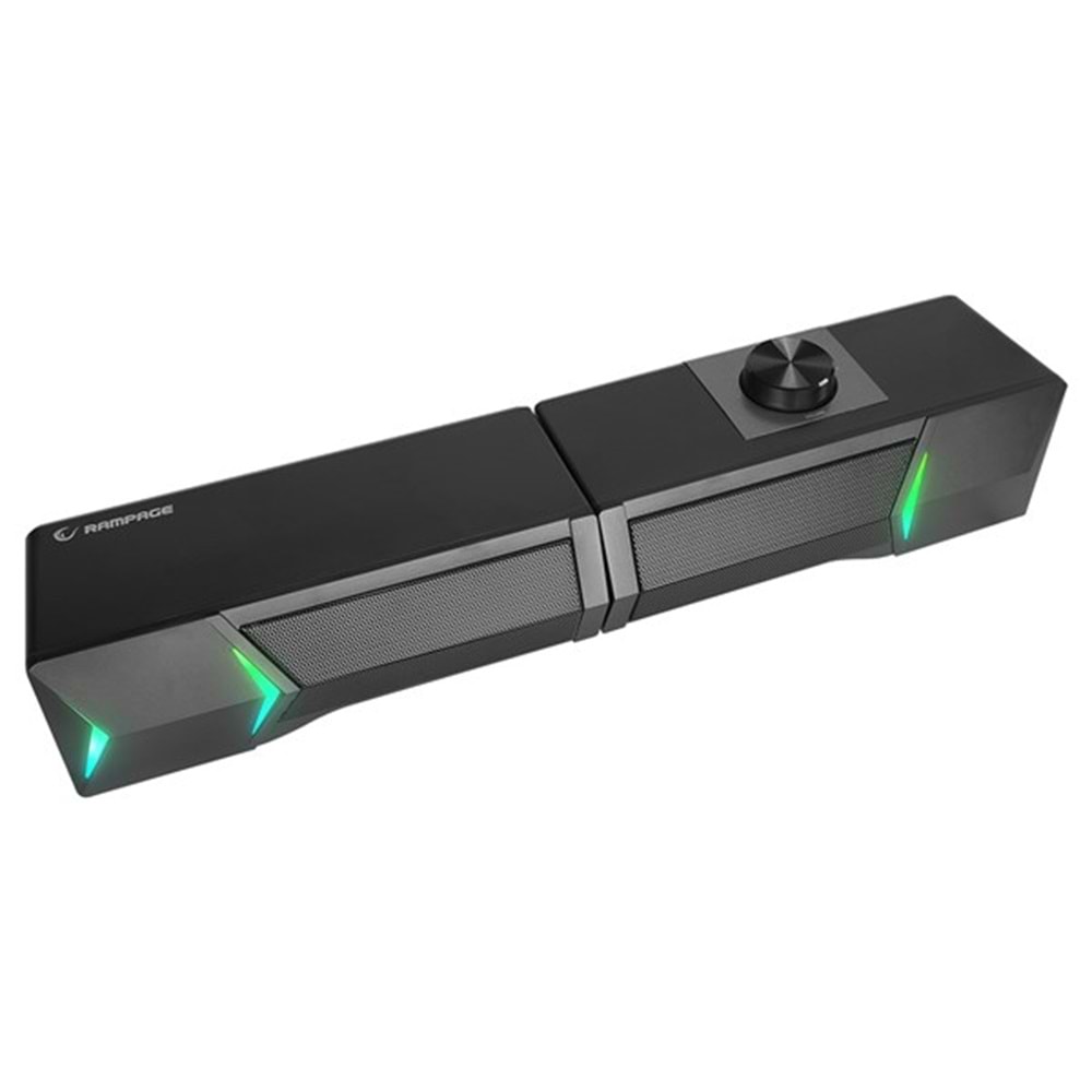 Rampage Elegant X10 2.0 Bluetooth'lu Rms 3W*2 RGB Işıklı Multimedia Usb 5V 45dB Gaming Oyuncu Speaker