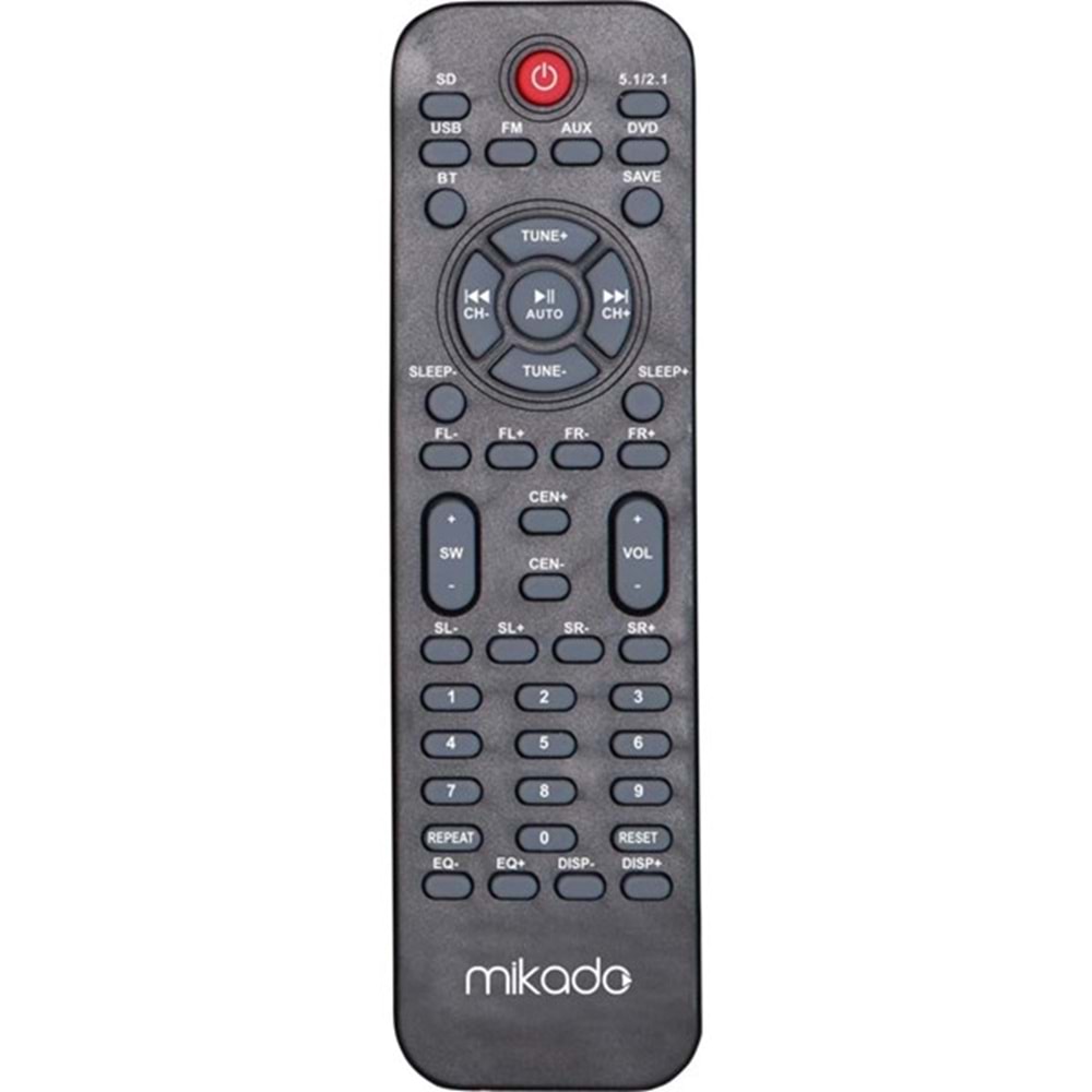 Mikado MD-381BT 5+1 Usb+SD+FM Destekli Multimedia Bluetooth Speaker