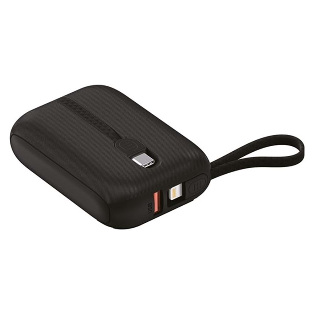 S-LINK P109M 10000mAh PD20W+QC18W+HSC22.5W Siyah LCD Taşınabilir Pil Şarj Cihazı Powerbank