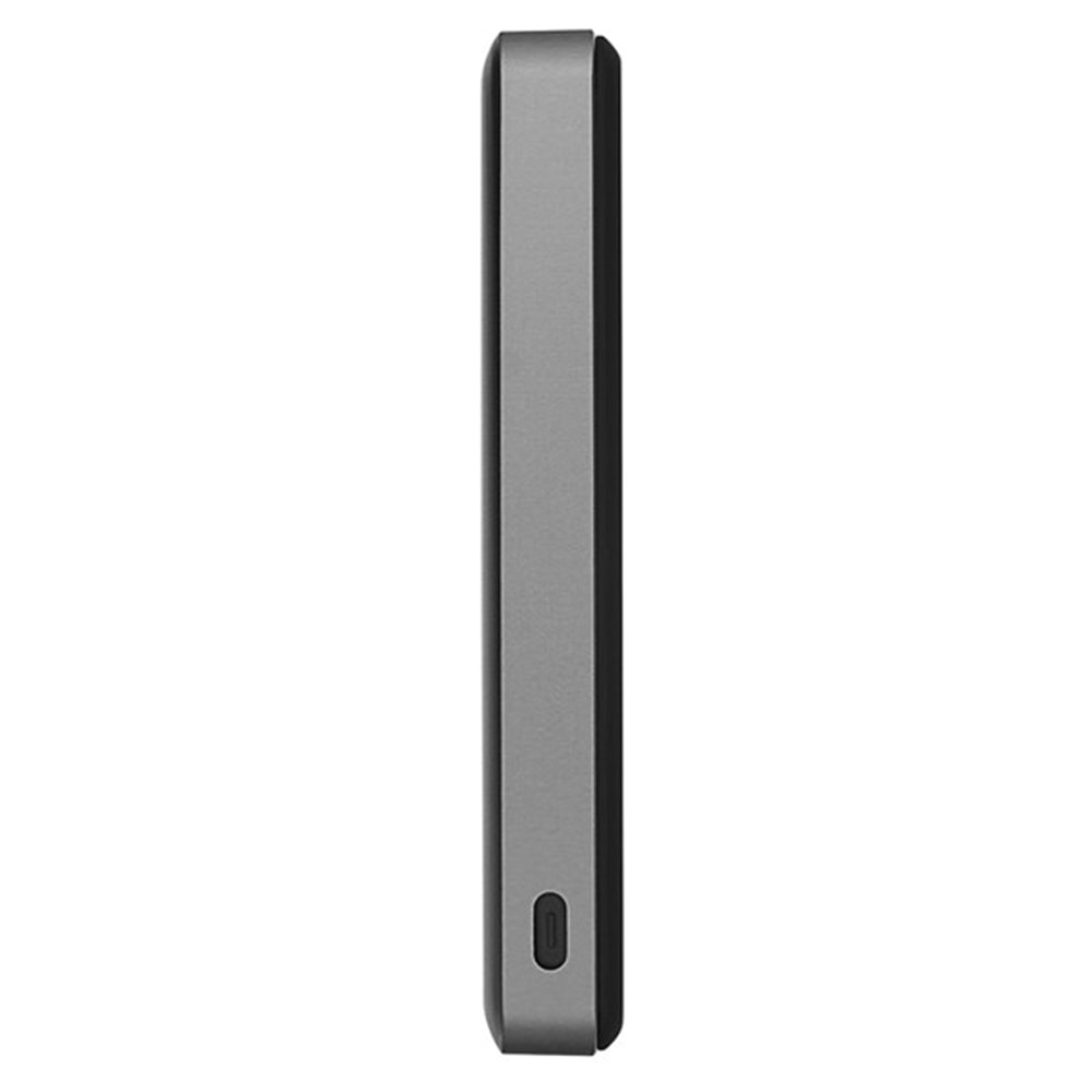 S-LINK MG110 10000mAh PD20W Magsafe 15W Kablosuz Type-C Gri Taşınabilir Metal Şarj Cihazı Powerbank