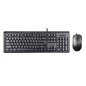 A4 TECH KR-9276 USB Q Trk Optic Mouse Suya Dayanıklı Siyah Multimedya Klavye - Mouse Set