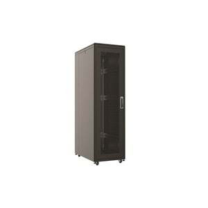 AGER 16U 600x800mm Dikili Tip Siyah Kabinet Vega AG-VG16U6080S1 Cam Kapak