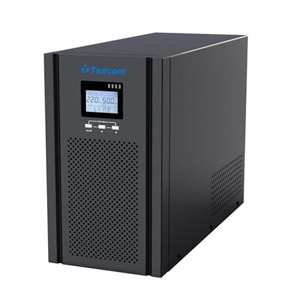 TESCOM 3KVA TEOS+ 103 ONLINE 1/1F LCD EKRAN UPS 6x 12v 7amper
