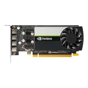 PNY T1000 8GB VCNT1000-8GB-SB GDDR6 128bit 4X mDP PCIe 16X v3.0 Kutusuz