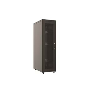 AGER 26U 800x1000mm Dikili Tip Siyah Kabinet Vega AG-VB26U8010S1-BAAA-A-M1 Cam Kapak