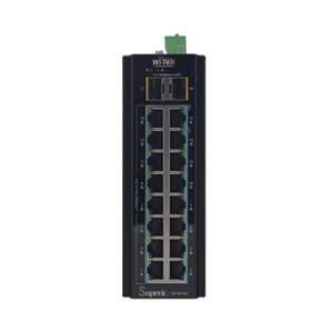 WI-TEK 16port 240w FULL PoE WI-SP3018F 16GE GIGABIT 2X SFP Yönetilemez Endüstriyel Switch