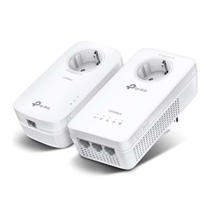 TP-LINK TL-WPA8631P KIT EV Ofis Tipi PowerLine Ağ Adaptörü Kutu Açık (Outlet)