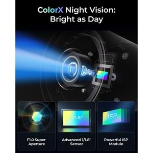 REOLINK 8MP BULLET 4MM CX810 IP Güvenlik Kamerası PoE IP67, ColorX