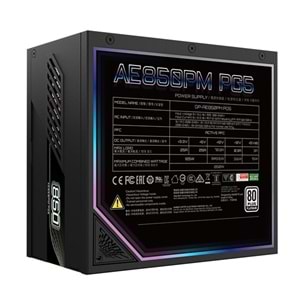 GIGABYTE 850W 80+ PLATINUM GP-AE850PM PG5 ICE Tam Modüler Power Supply