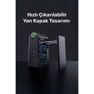 RAXIUS MP AM08 PRO R7 780M-845HS001 RYZEN 7 8845HS 8GB RAM 512GB NVME O/B UHD FDOS MINI PC