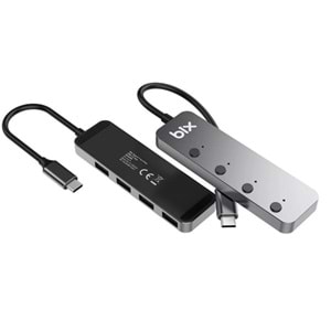 BİX BX20HB 4 port Type C USB Dönüştürücü