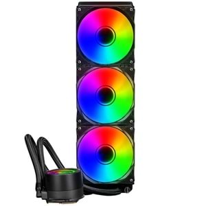 POWERBOOST 360mm DEEP PB-LCS-PI360 ARGB Sıvı Soğutmalı AM5-1851p İşlemci Fanı