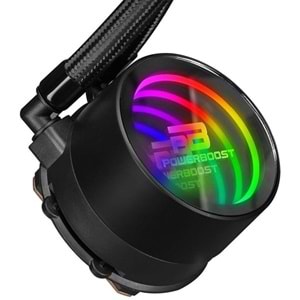 POWERBOOST 360mm DEEP PB-LCS-PI360 ARGB Sıvı Soğutmalı AM5-1851p İşlemci Fanı