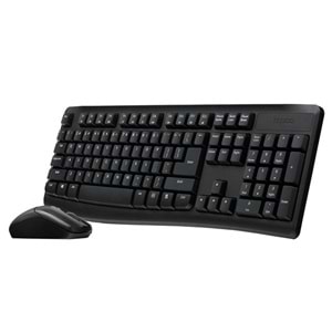 RAPOO X1800 PRO Kablosuz Klavye Mouse Set Siyah