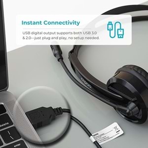 RAPOO H120 Stereo Kablosuz Mikrofonlu Kulaklık