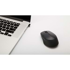 Rapoo M300 18048 1600Dpı Çok Modlu Sessiz Tıklama Özellikli Kablosuz Mouse Koyu Gri