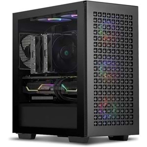 DEEPCOOL CH370 4-RGB FANLI GAMING MICRO ATX PC KASASI